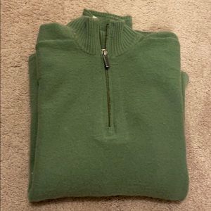 Smart wool Merino wool 1/4 zip sweater. Size small